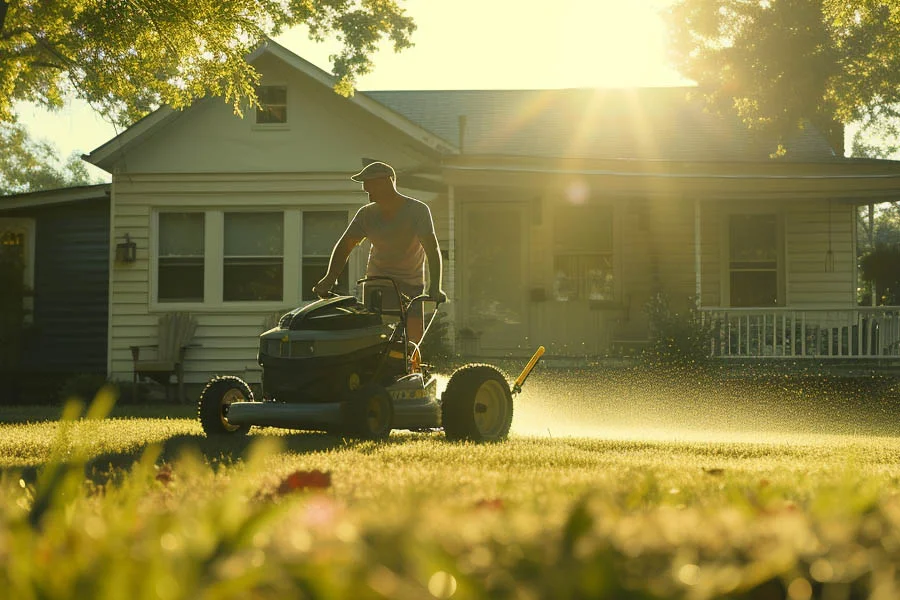 grass mower machine