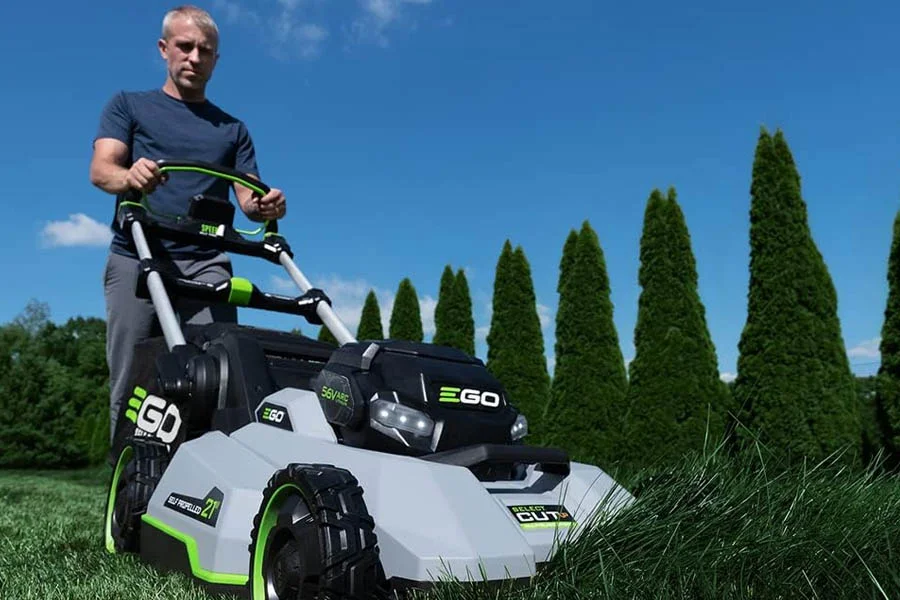 best electric lawn mower for large yard